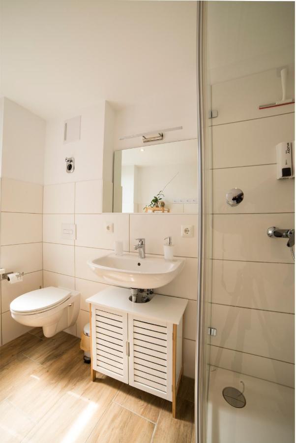 Schoene Ferienwohnung 54 M², Zentrumsnah, Kingbett Erfurt Kültér fotó