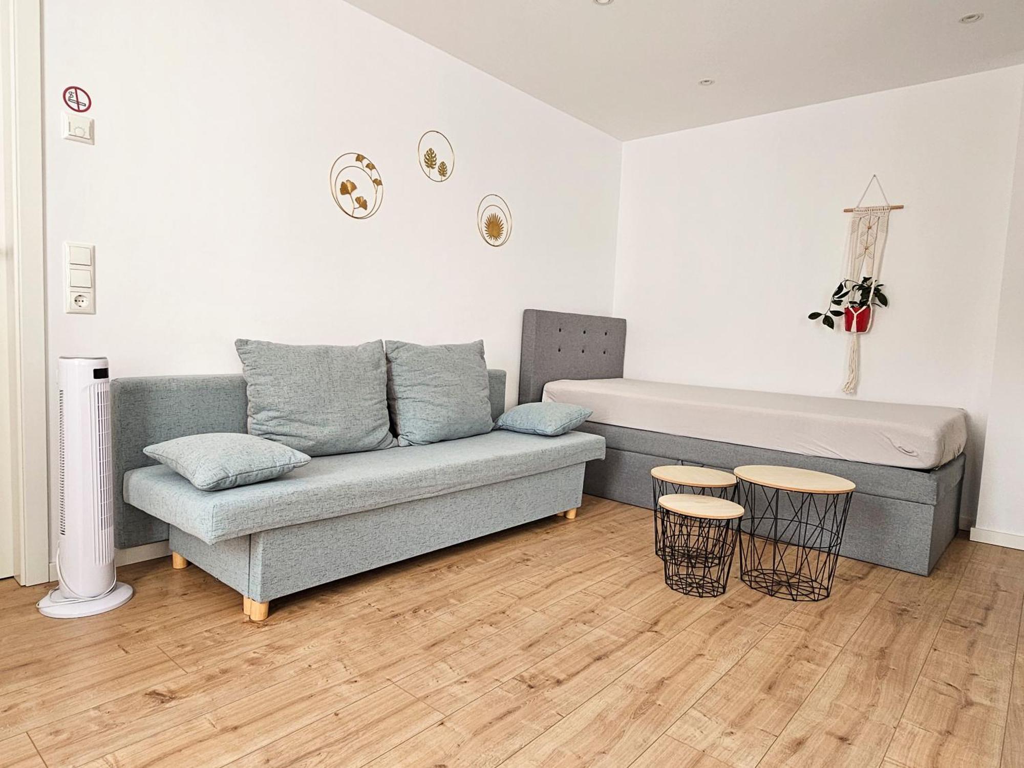 Schoene Ferienwohnung 54 M², Zentrumsnah, Kingbett Erfurt Kültér fotó